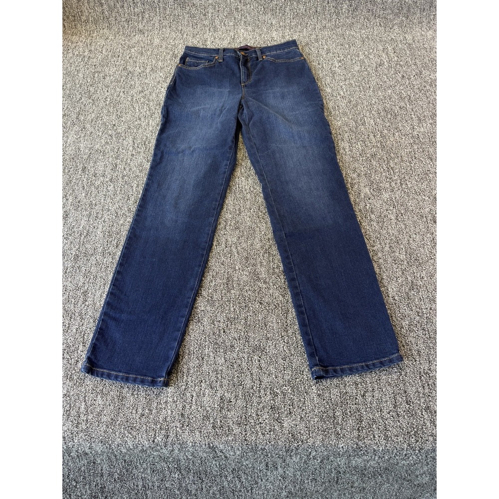 Gloria Vanderbilt Amanda Jeans Womens 8 Blue Denim Stretch Streetwear Grunge